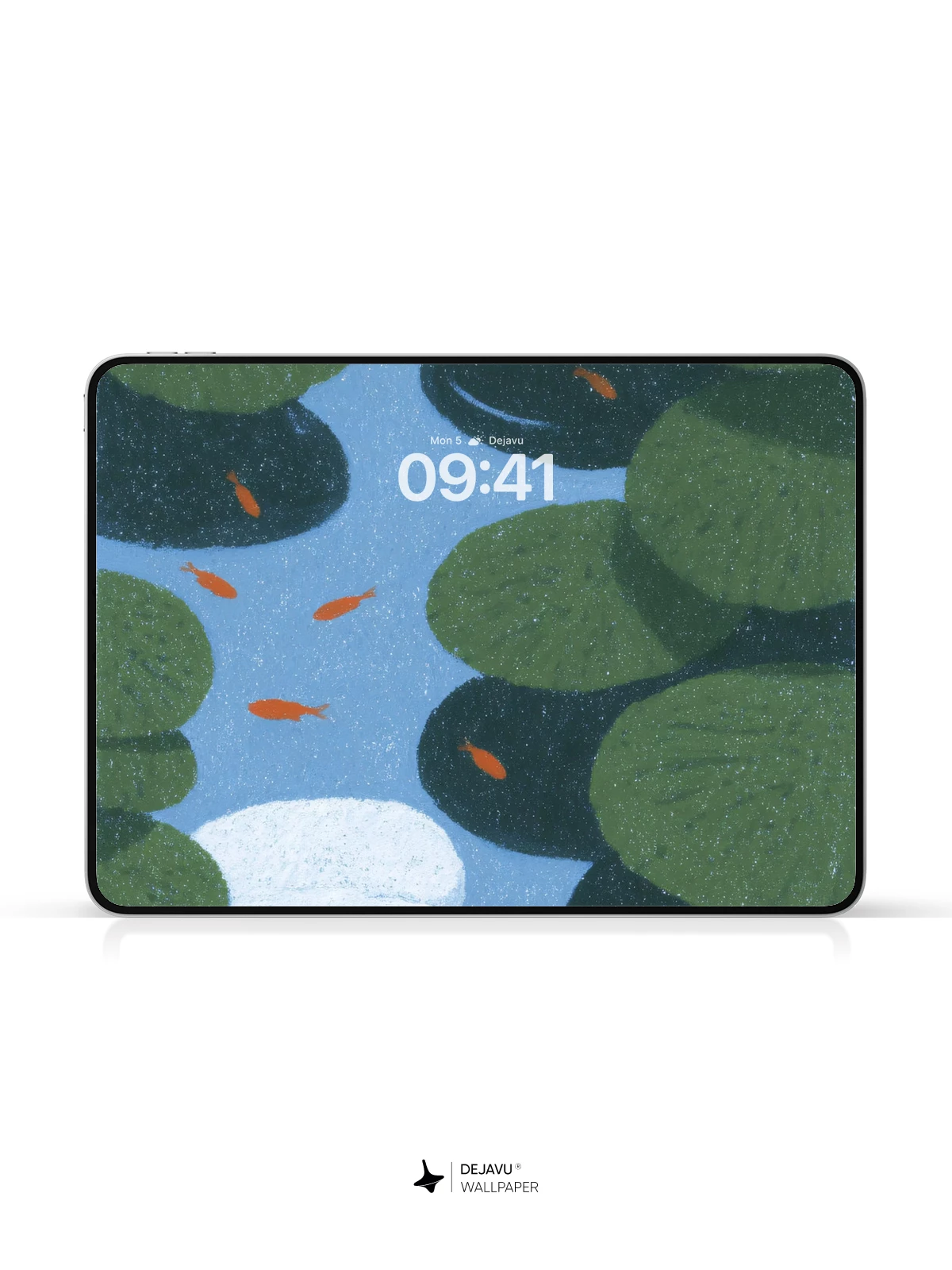 Koi Fish Pond Wallpaper 4K for iPhone Lock Screen