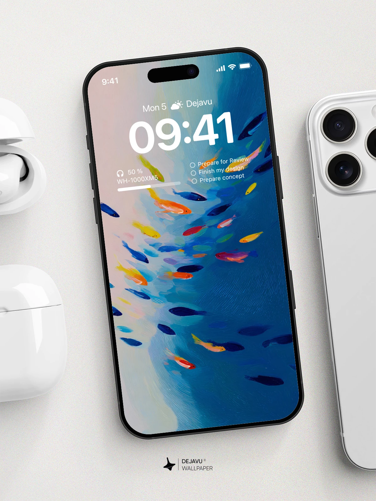 Colorful Fish Wallpaper 4K for iPhone Lock Screen