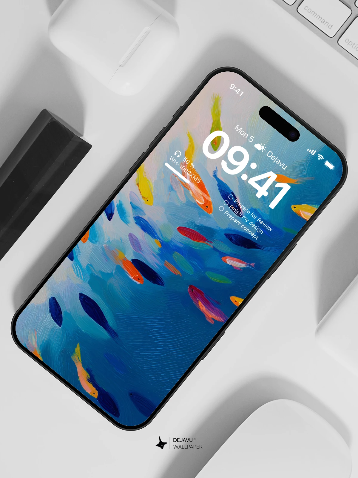 Colorful Fish Wallpaper 4K for iPhone Lock Screen