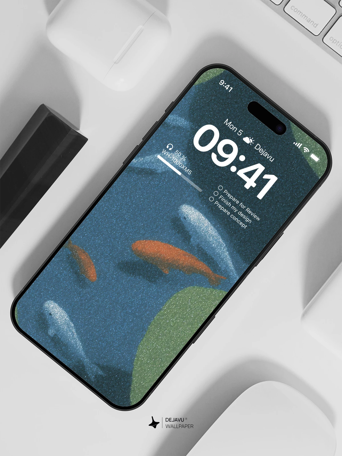 Koi Fish Wallpaper 4K for iPhone Lock Screen