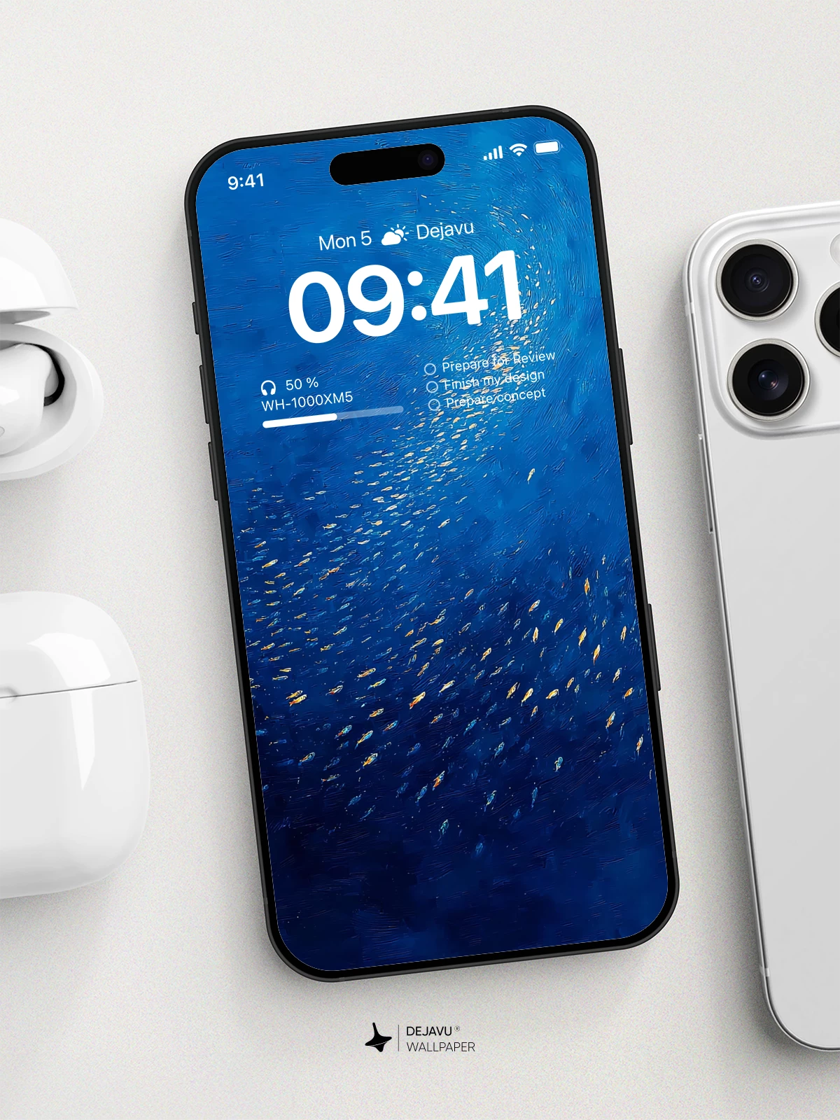 Blue Ocean Fish Wallpaper 4K for iPhone Lock Screen