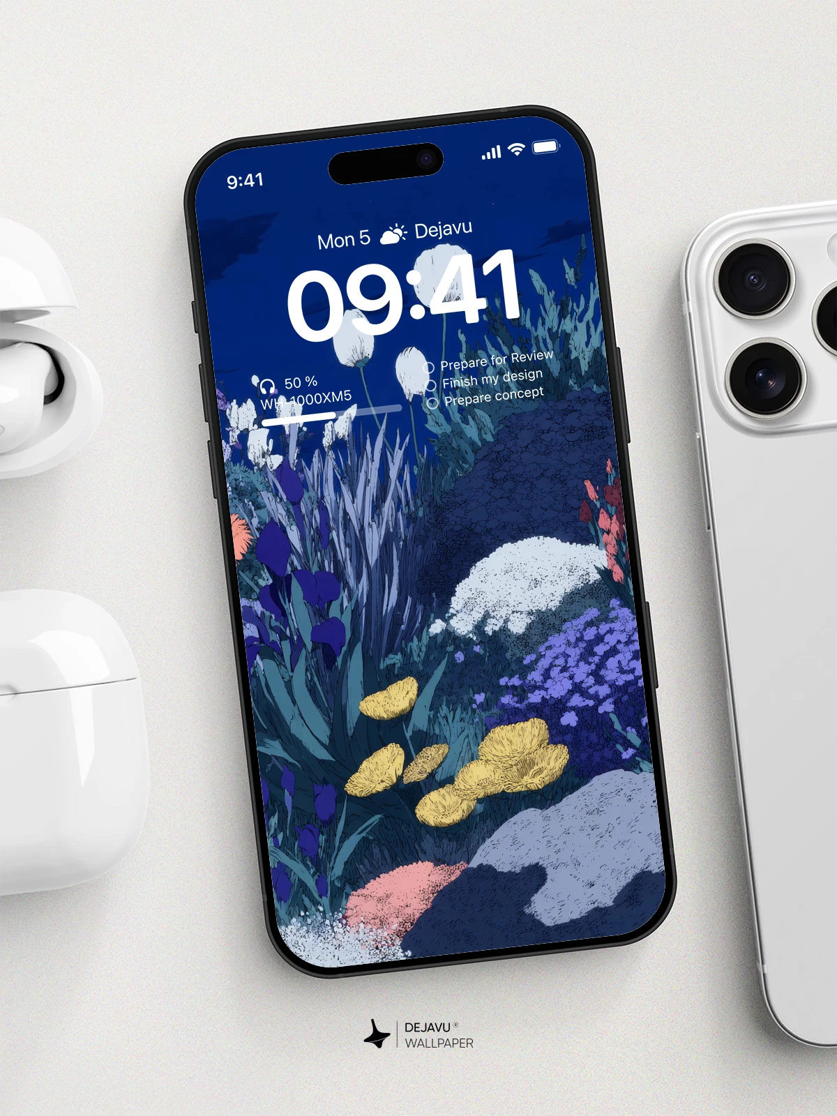 Floral Garden Wallpaper 4K for iPhone Lock Screen