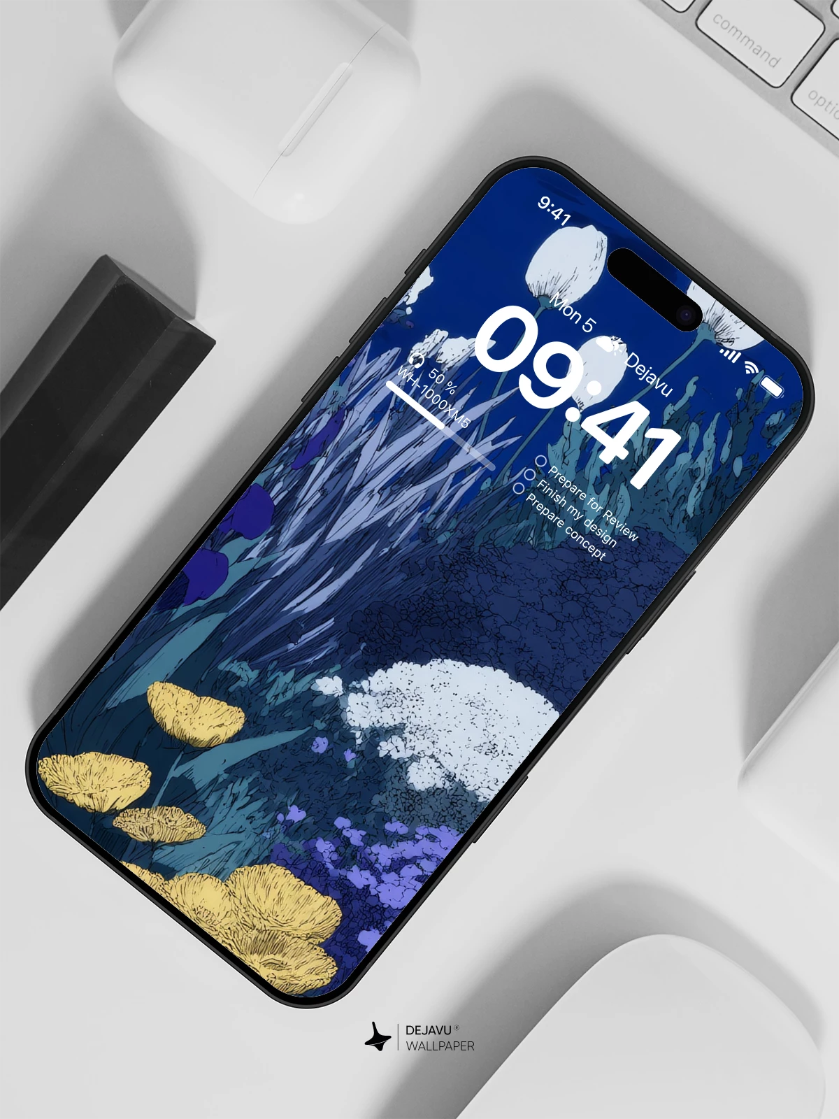 Floral Garden Wallpaper 4K for iPhone Lock Screen