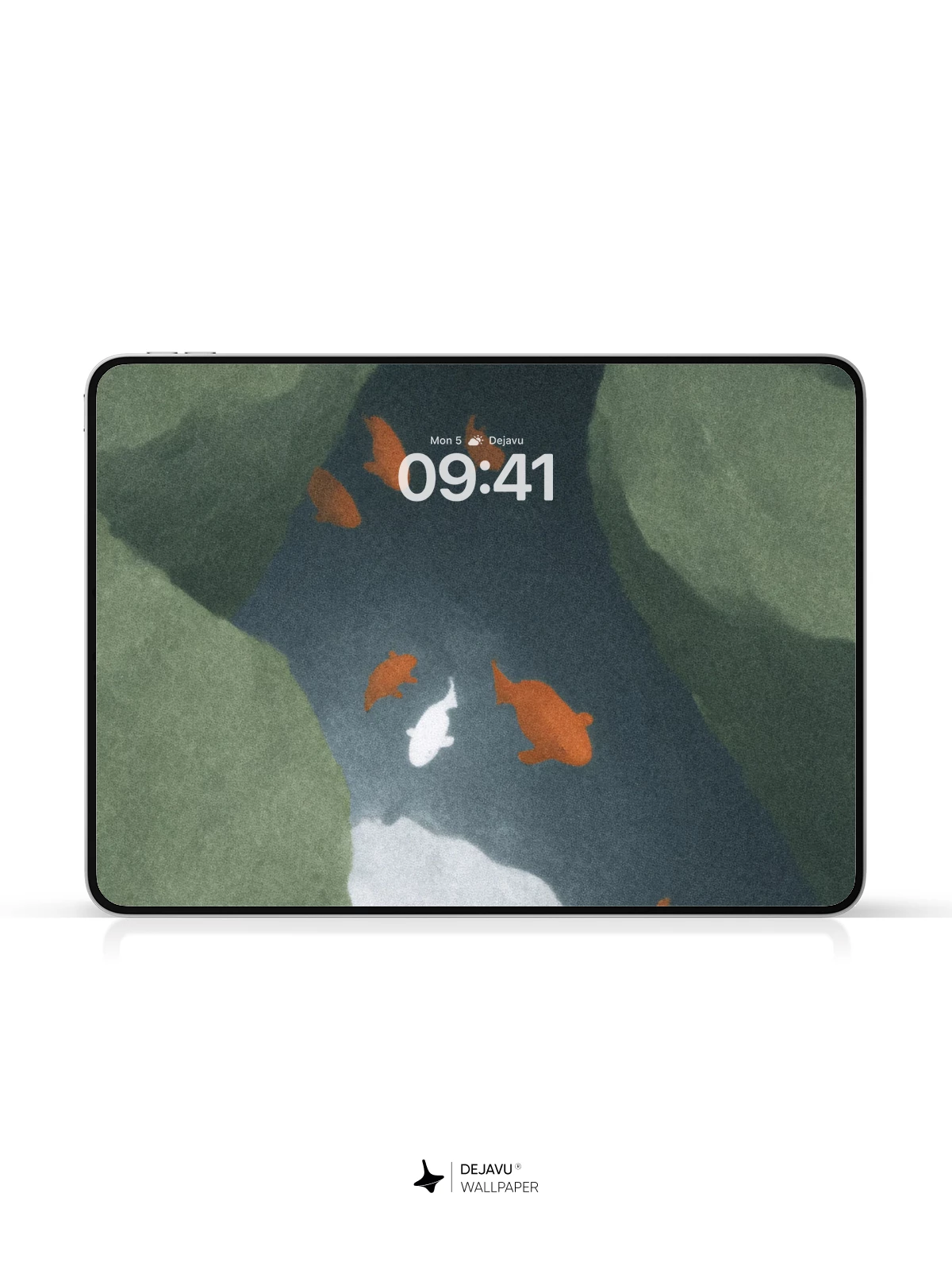 Koi Fish Pond Wallpaper 4K for iPhone Lock Screen