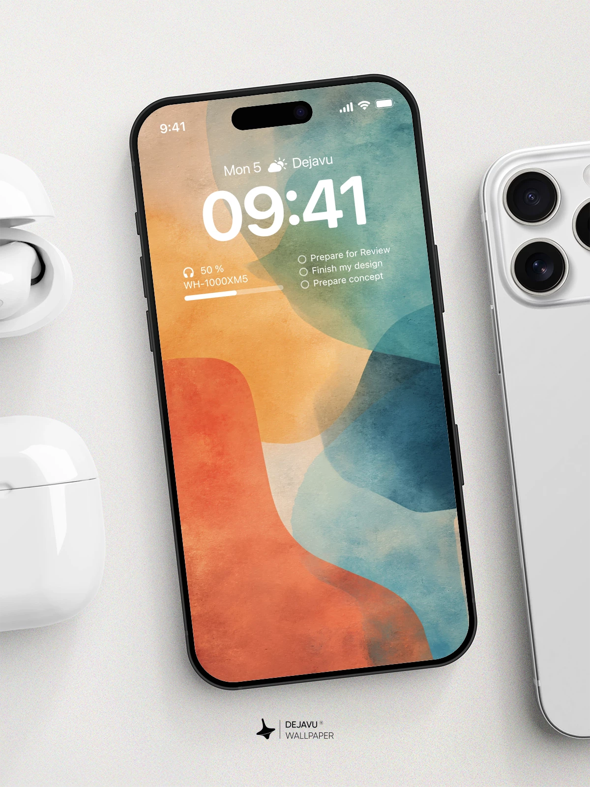 Abstract Watercolor Wallpaper 4K for Mobile Background