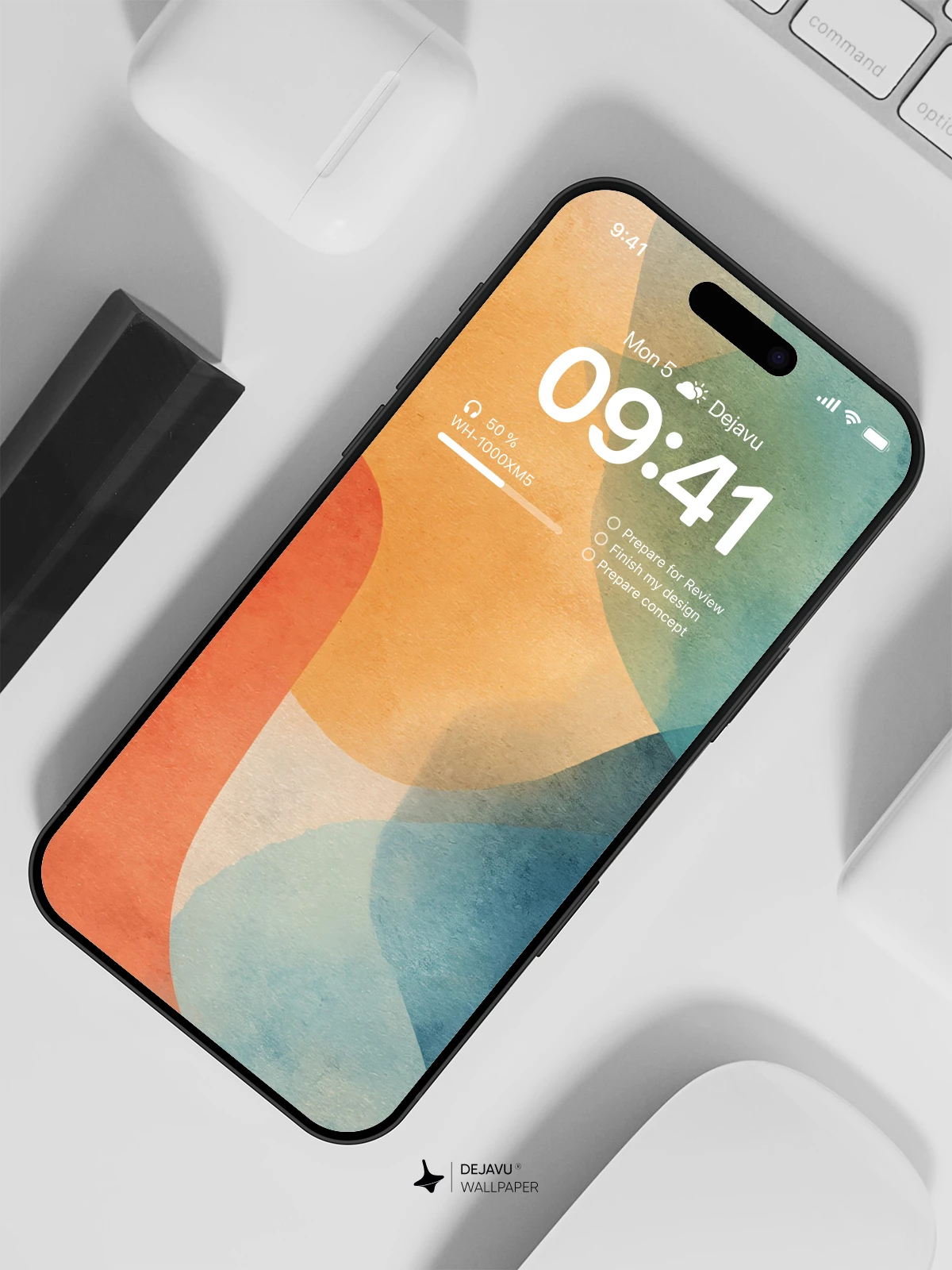 Abstract Watercolor Wallpaper 4K for Mobile Background