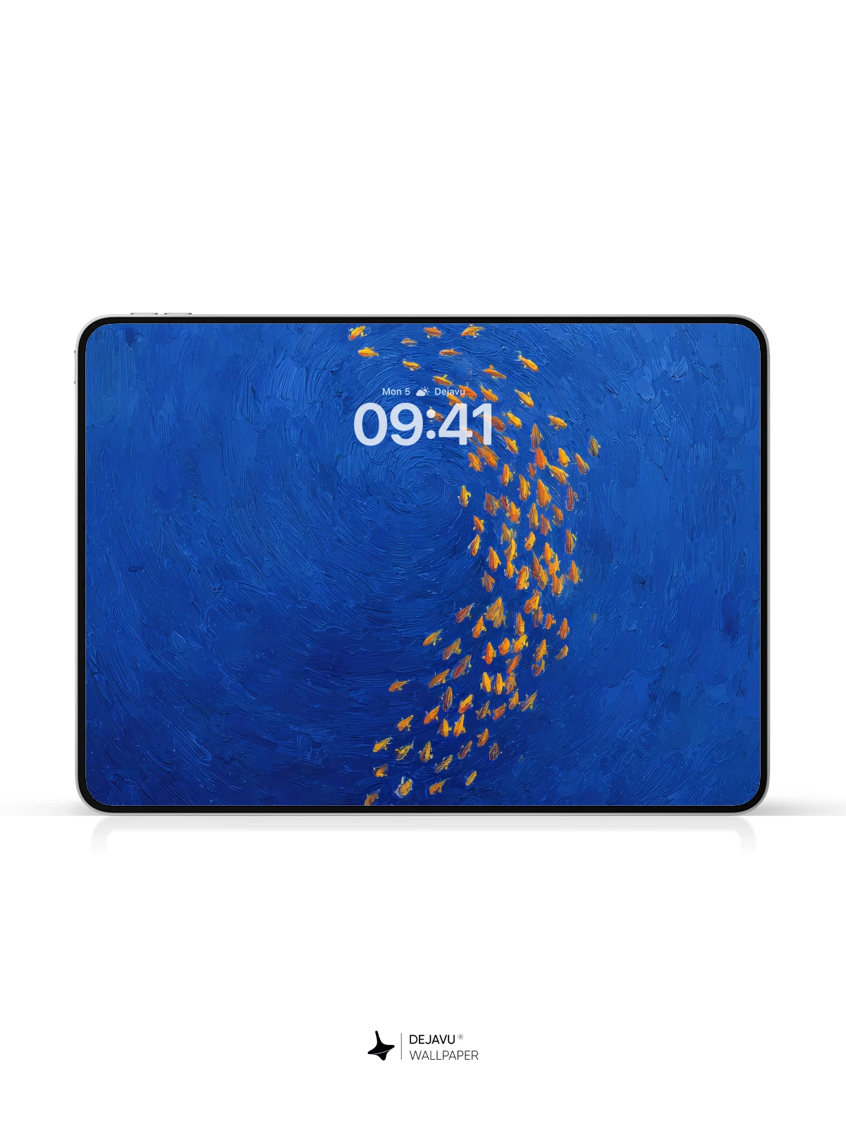 Blue and Yellow Fish Wallpaper 4K for iPhone Lock Screen