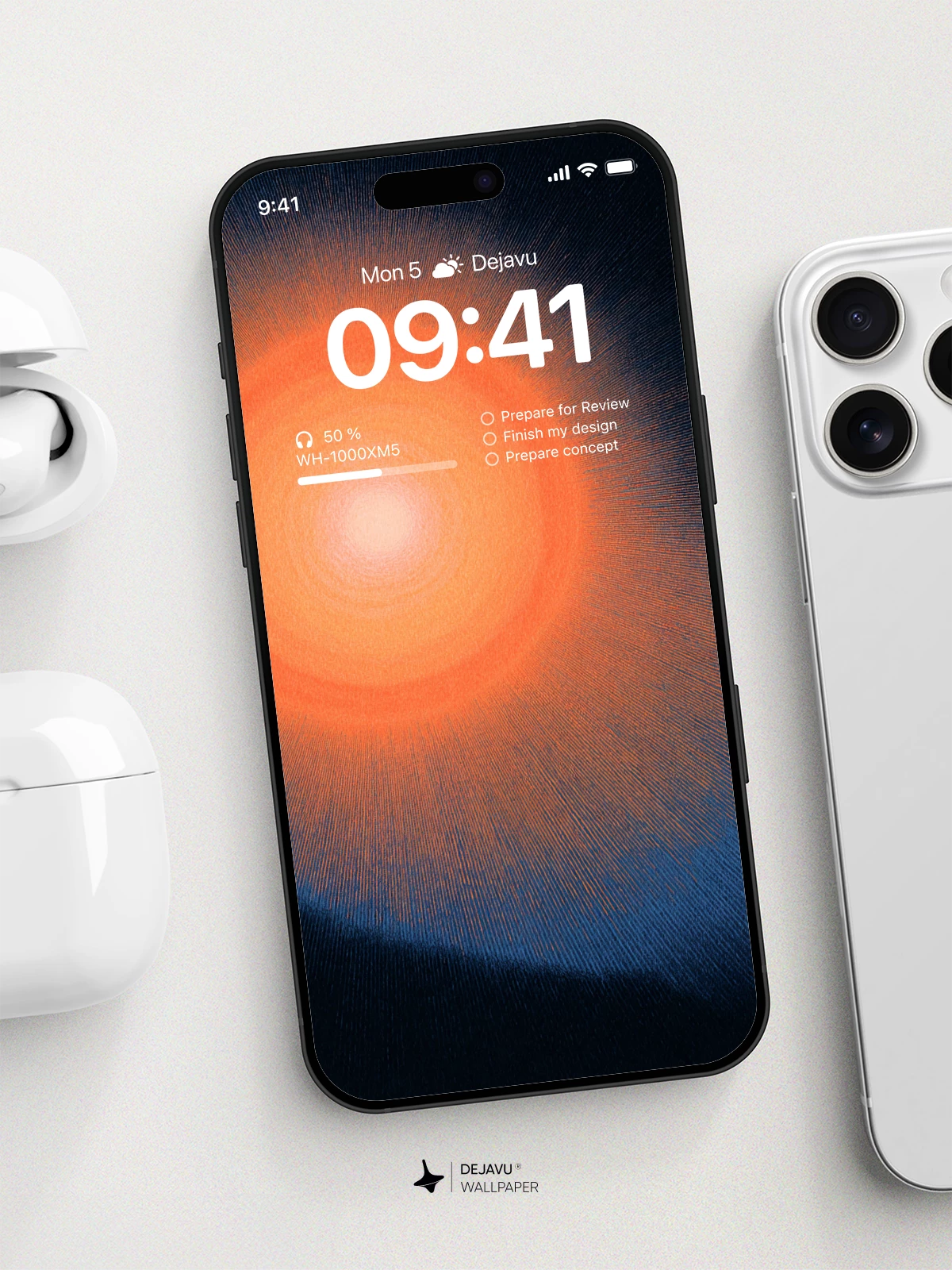 Sunburst Wallpaper 4K for iPhone Lock Screen