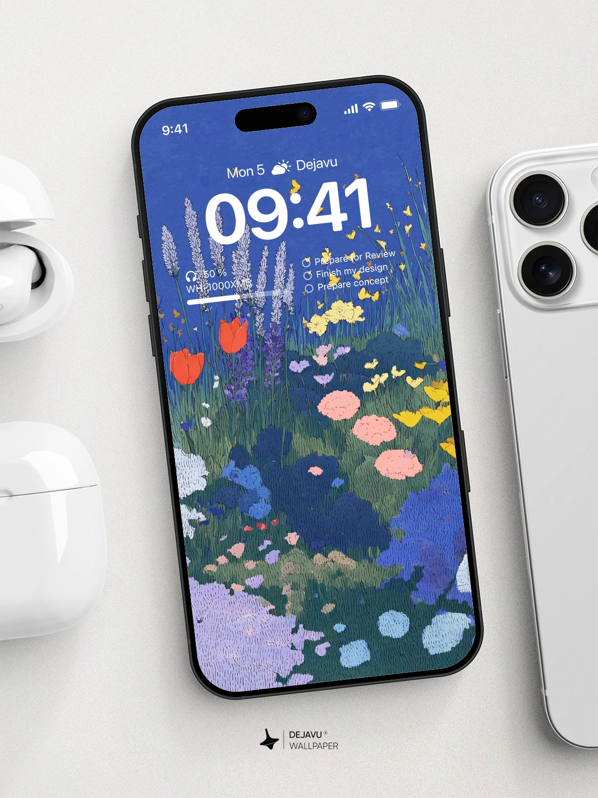 Floral Garden Wallpaper 4K for iPhone Lock Screen