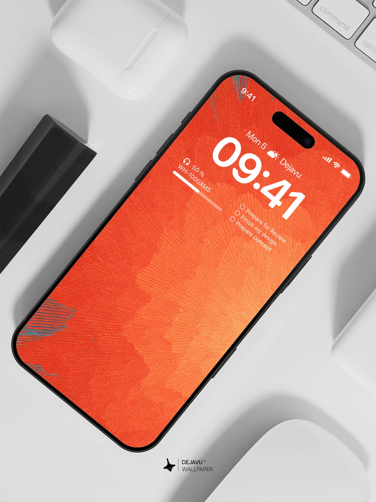 Vibrant Red Flower Wallpaper 4K for iPhone Lock Screen