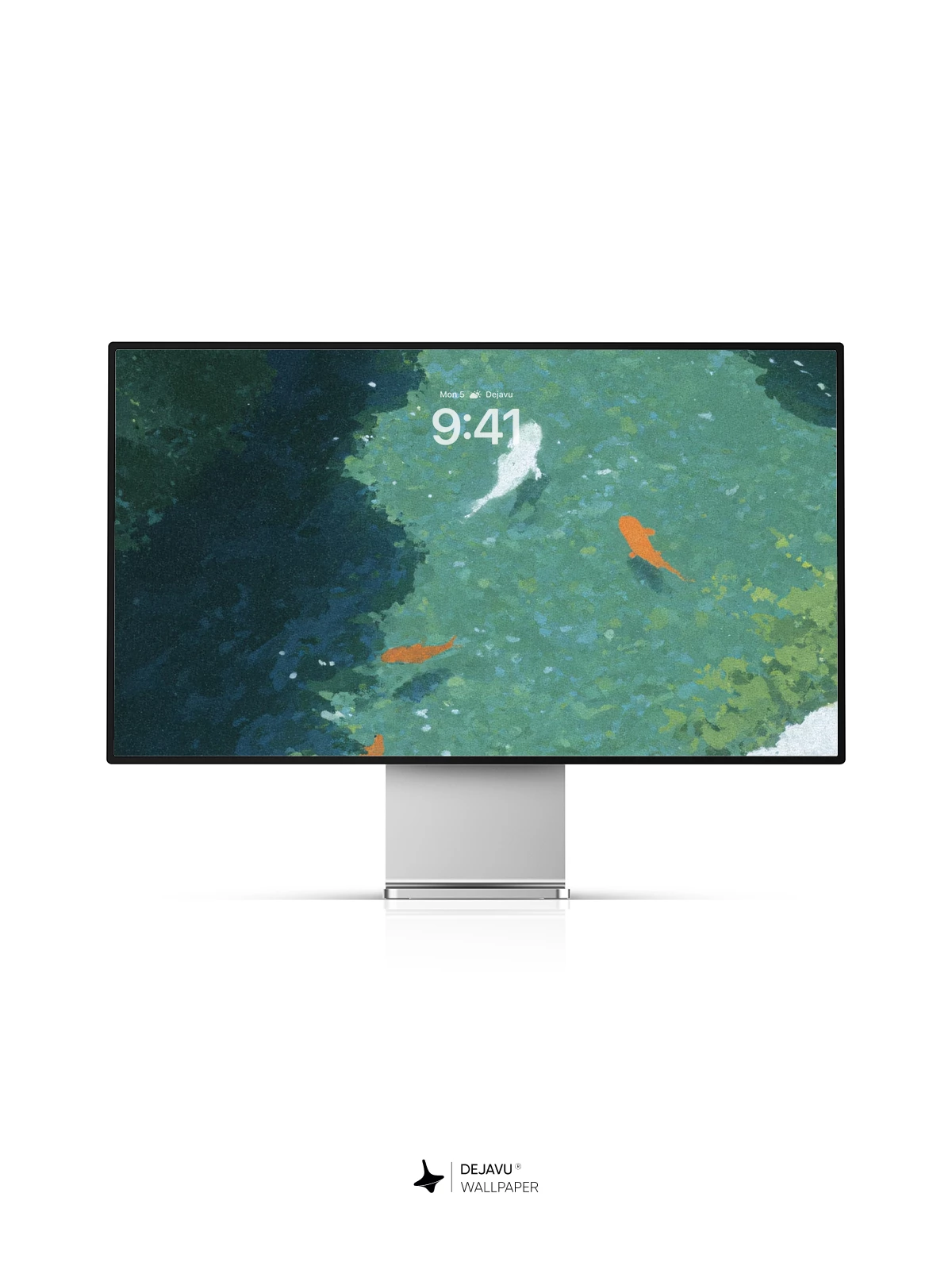 Koi Fish Pond Wallpaper 4K for Mobile Background