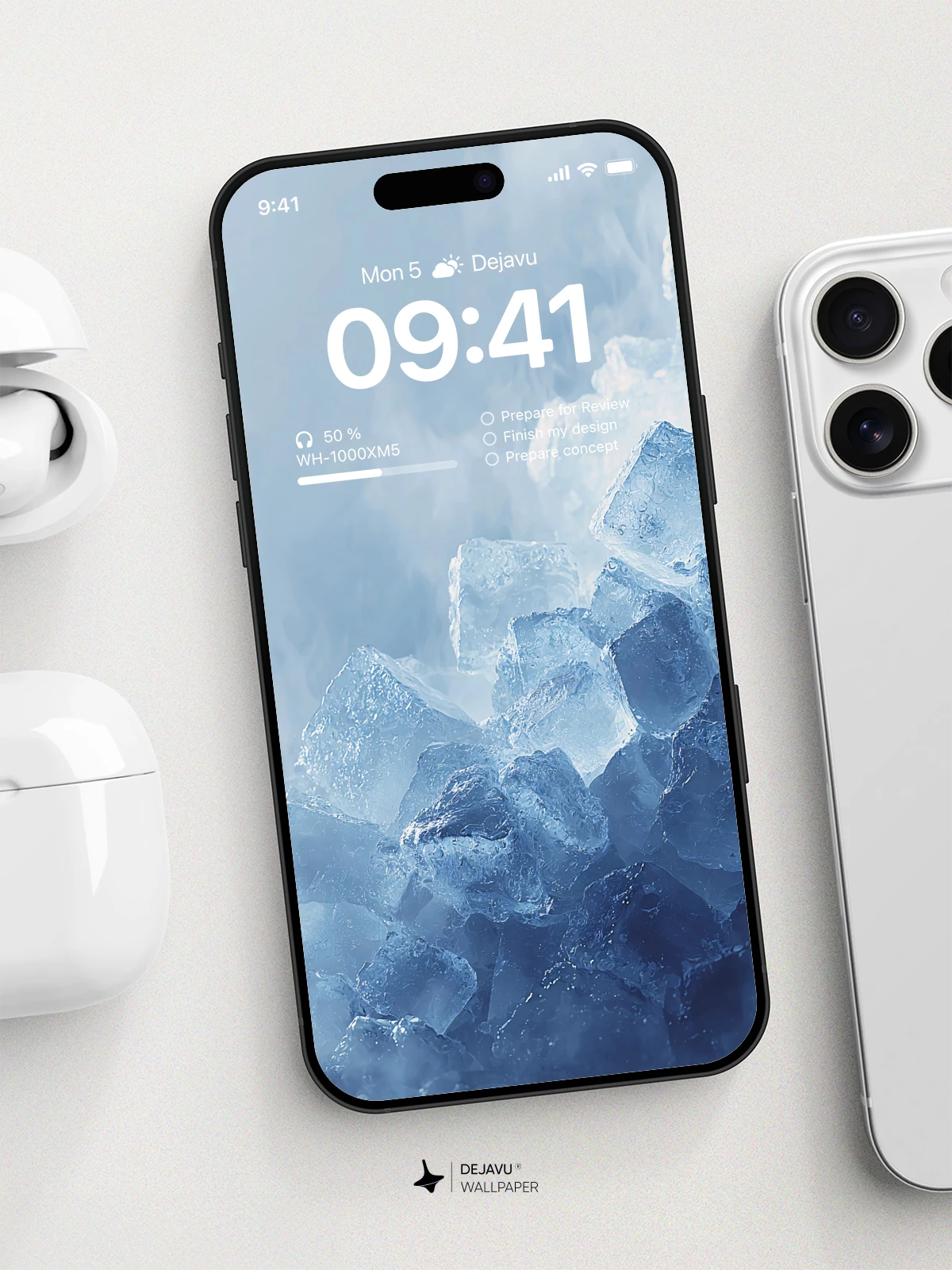 Ice Crystal Wallpaper 4K for iPhone Lock Screen