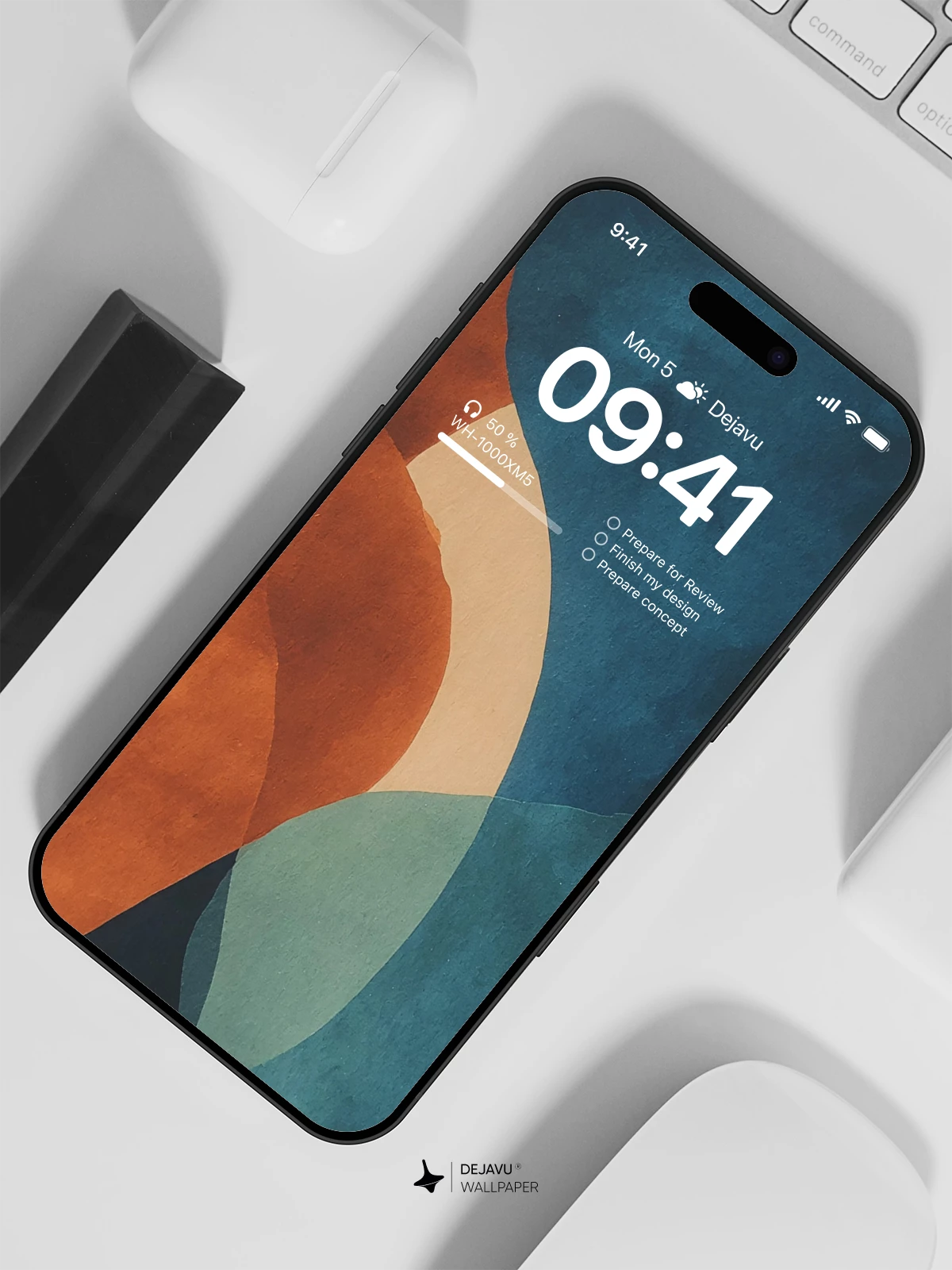 Abstract Geometric Shapes Wallpaper 4K for iPhone Lock Screen