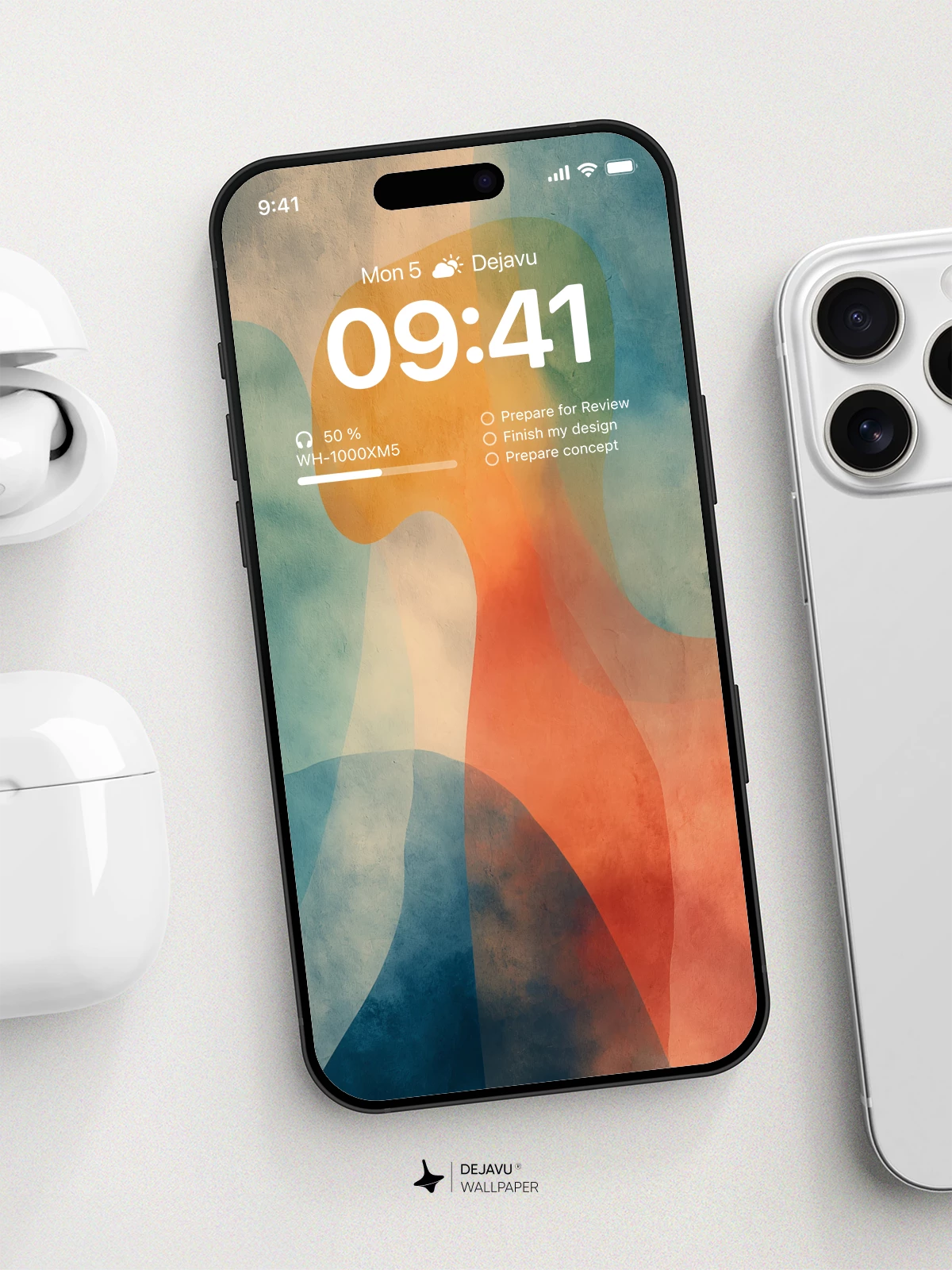 Abstract Colorful Wallpaper 4K for iPhone Lock Screen