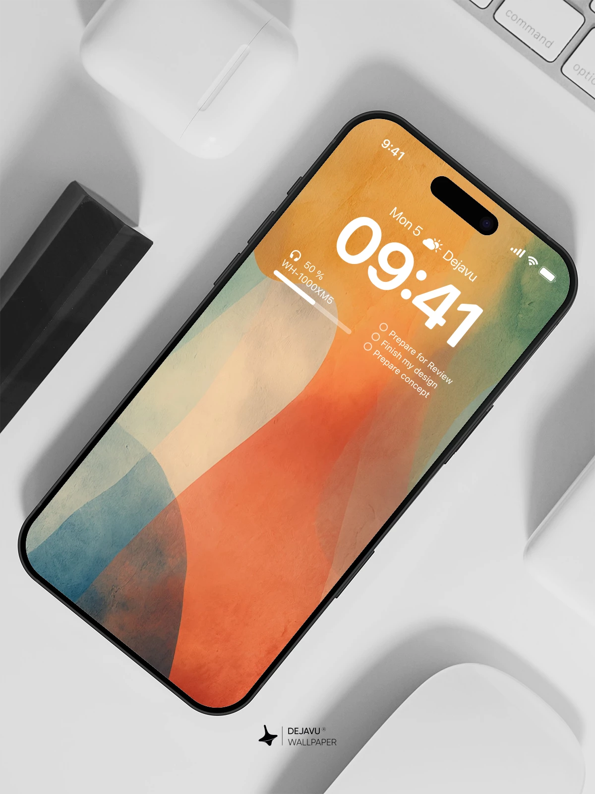 Abstract Colorful Wallpaper 4K for iPhone Lock Screen