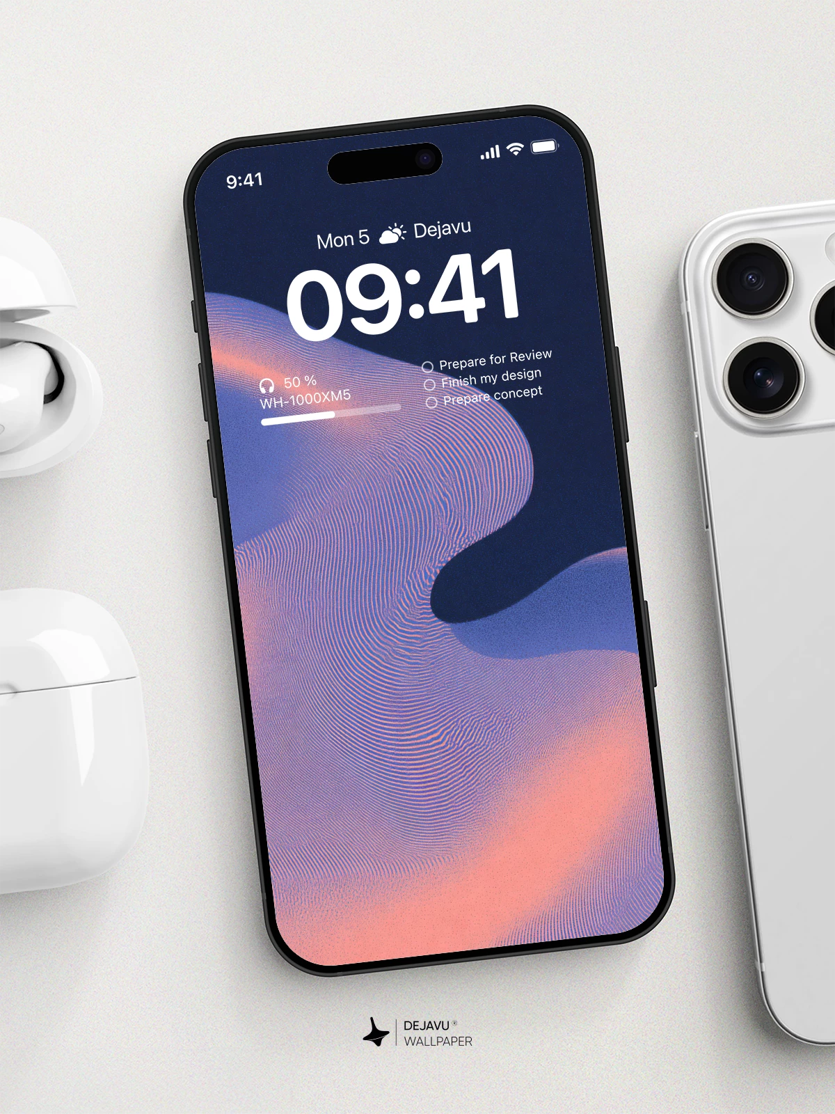Abstract Gradient Wallpaper 4K for iPhone Lock Screen