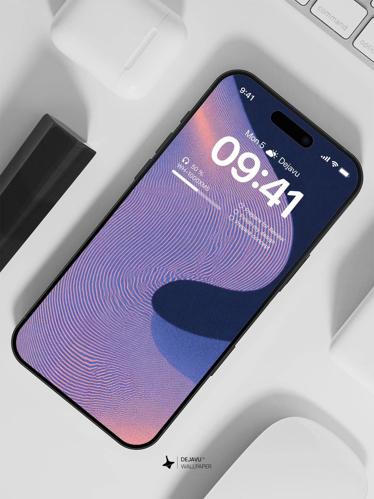 Abstract Gradient Wallpaper 4K for iPhone Lock Screen
