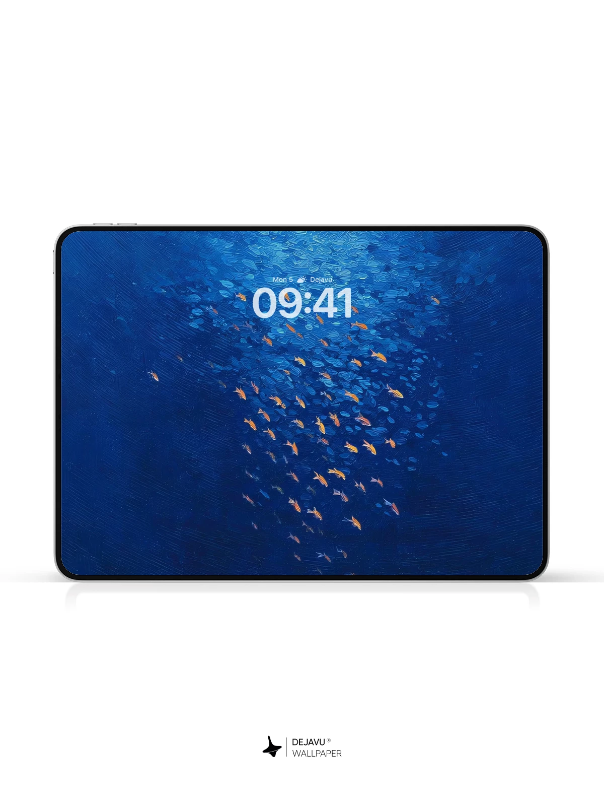 Ocean Fish School Wallpaper 4K for Mobile Background