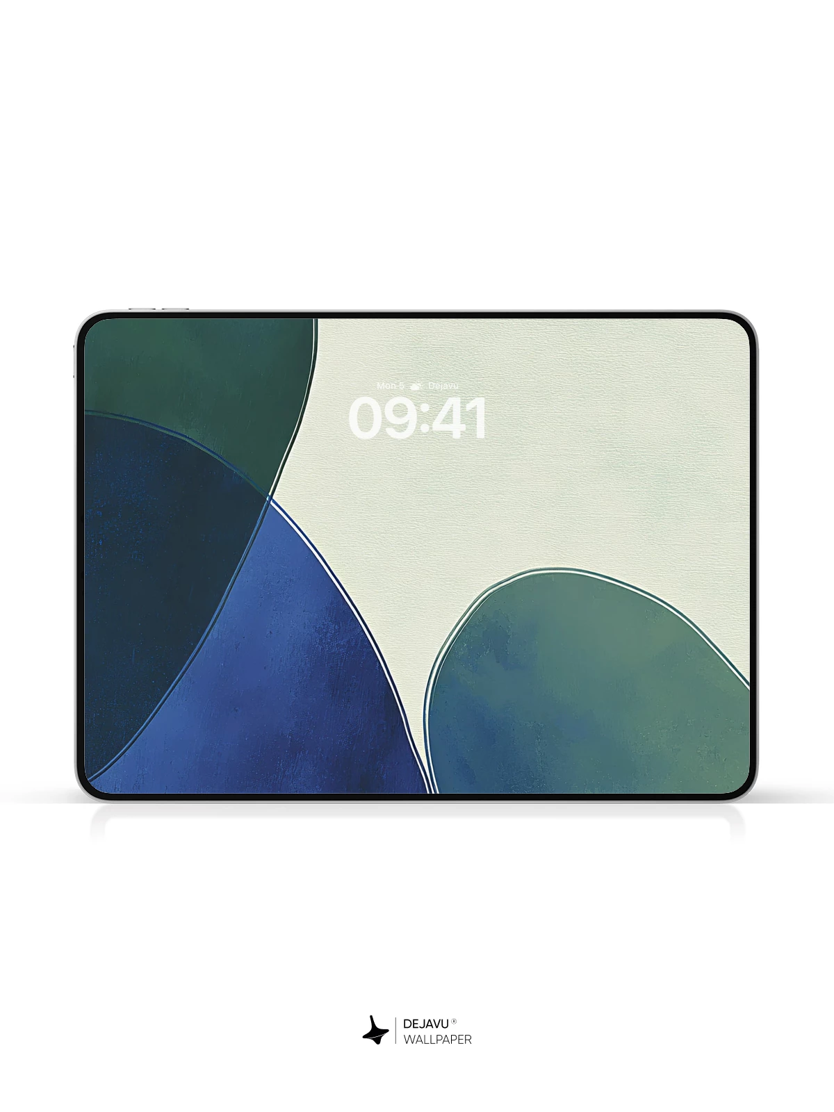 Abstract Blue Green Wallpaper 4K for iPhone Lock Screen
