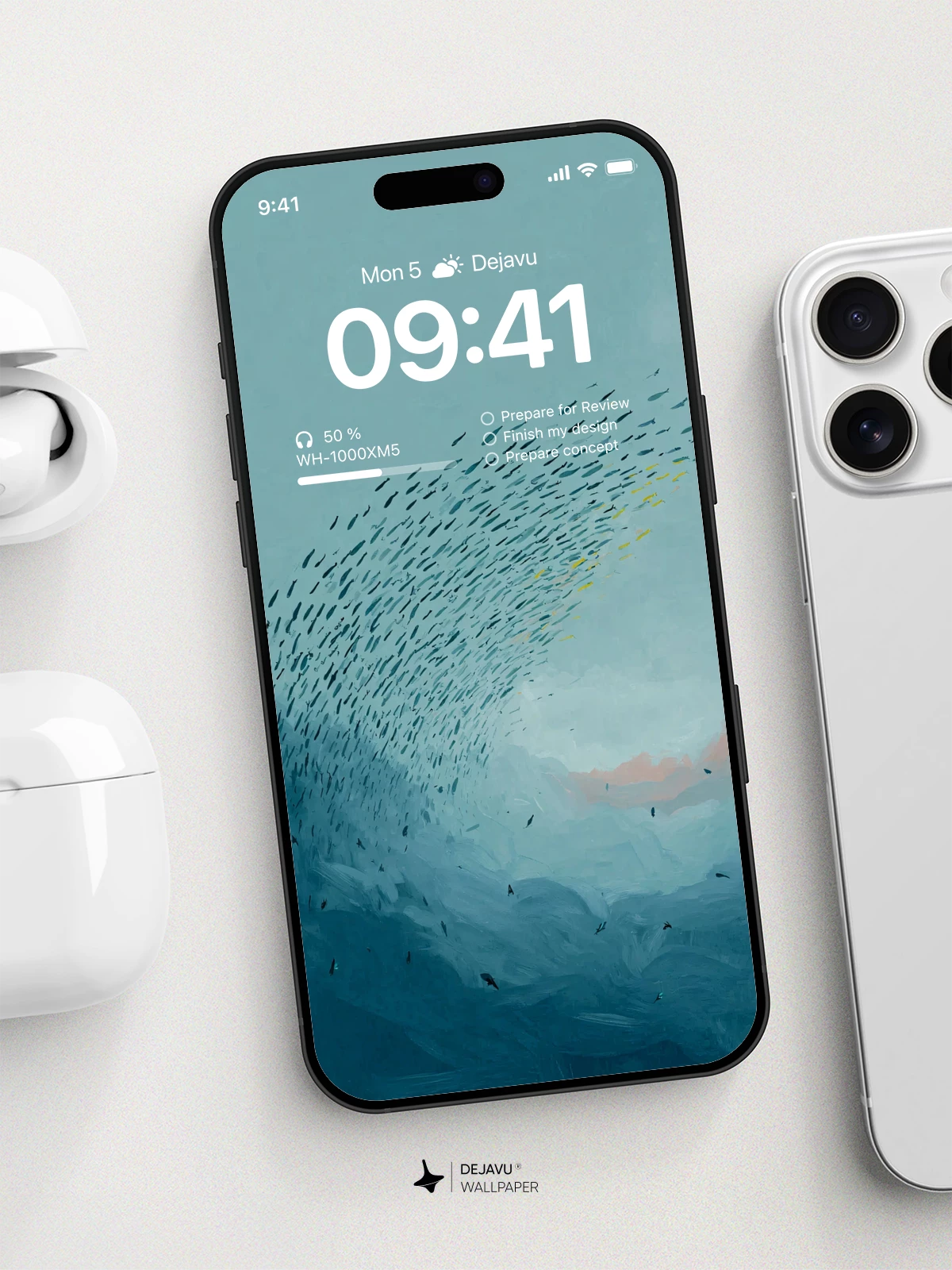 Ocean Wave Wallpaper 4K for iPhone Lock Screen
