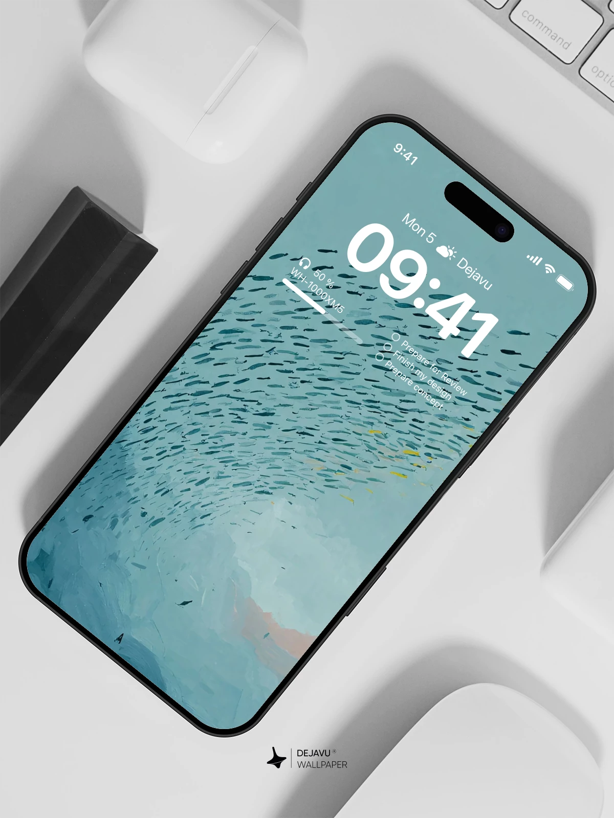 Ocean Wave Wallpaper 4K for iPhone Lock Screen