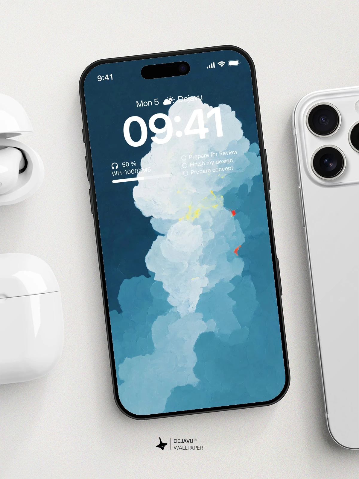 Cloud Art Wallpaper 4K for iPhone Lock Screen