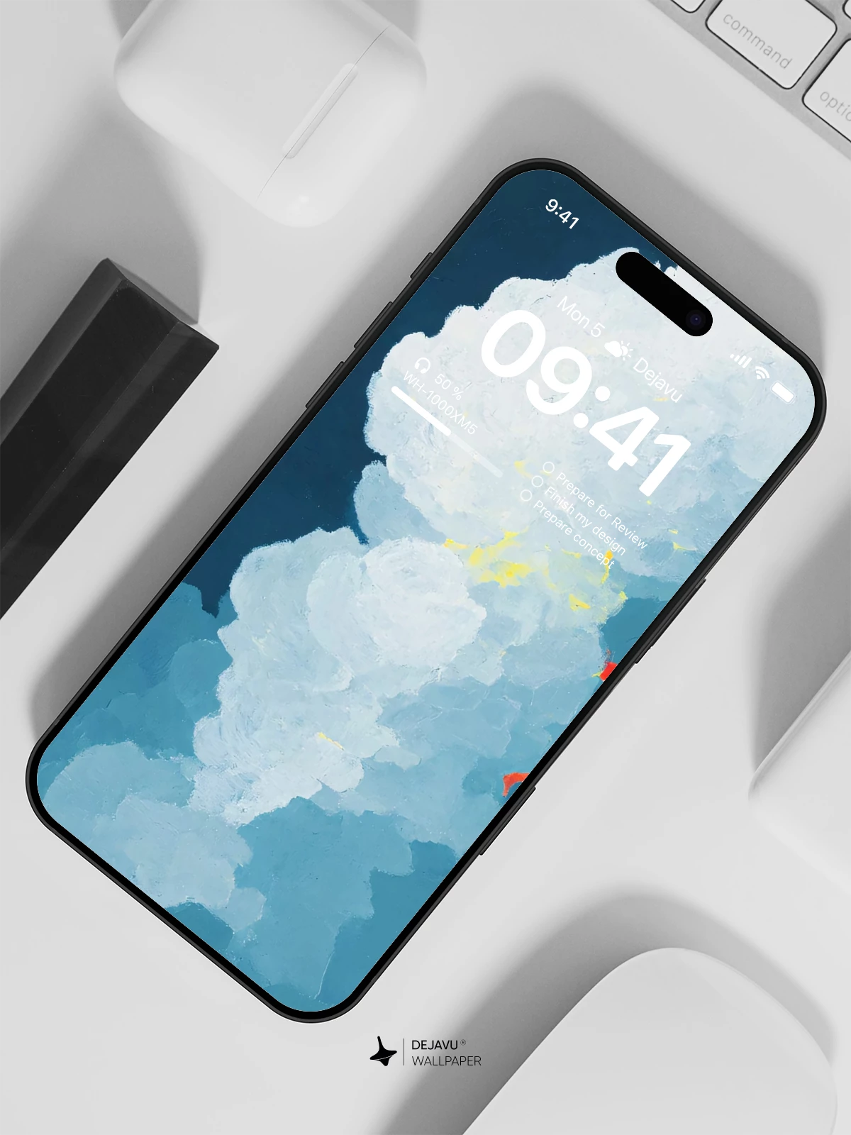 Cloud Art Wallpaper 4K for iPhone Lock Screen