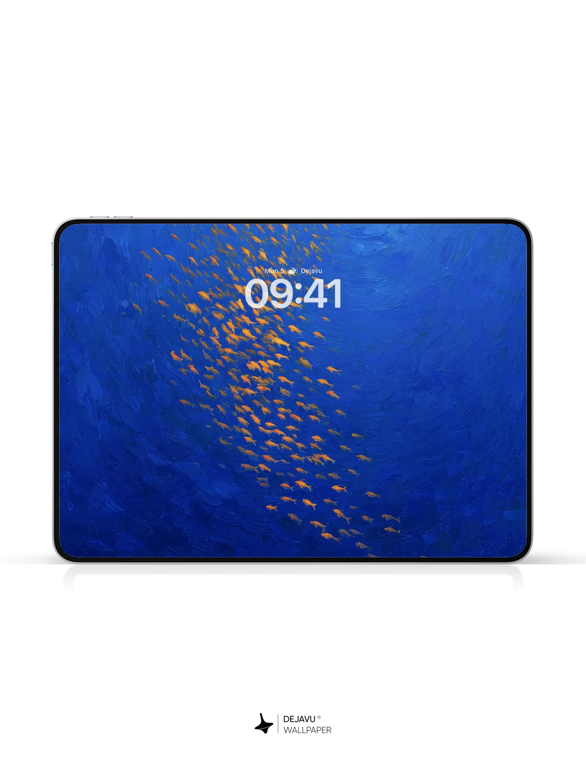 Ocean Fish School Wallpaper 4K for iPhone Lock Screen