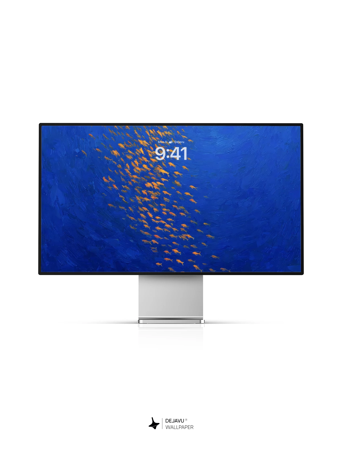 Ocean Fish School Wallpaper 4K for iPhone Lock Screen