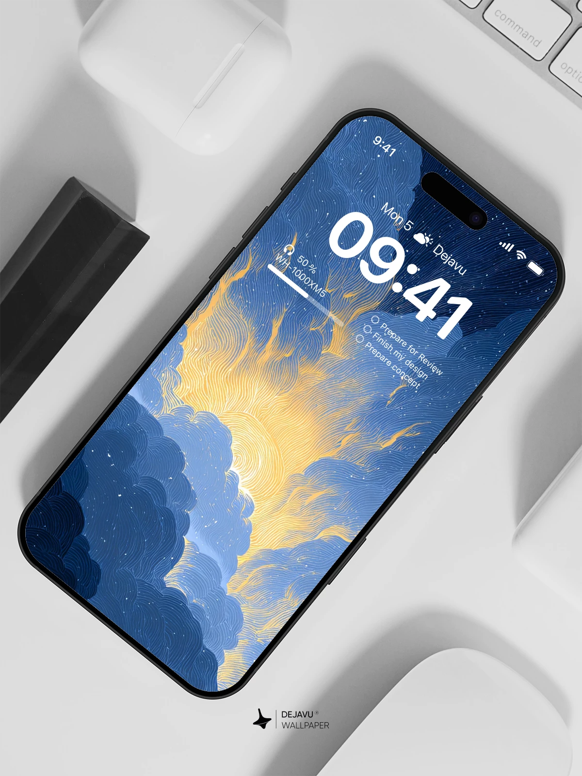 Starry Night Sky Wallpaper 4K for iPhone Lock Screen