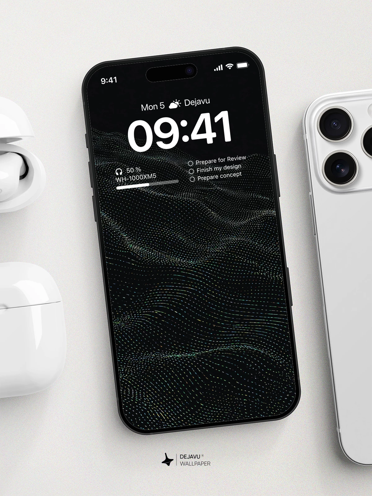 Abstract Wave Wallpaper 4K for iPhone Lock Screen