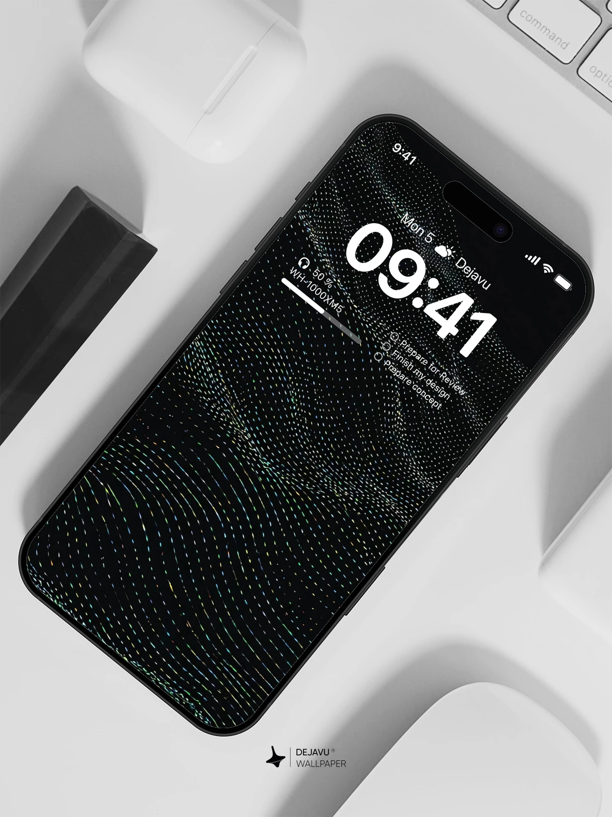 Abstract Wave Wallpaper 4K for iPhone Lock Screen