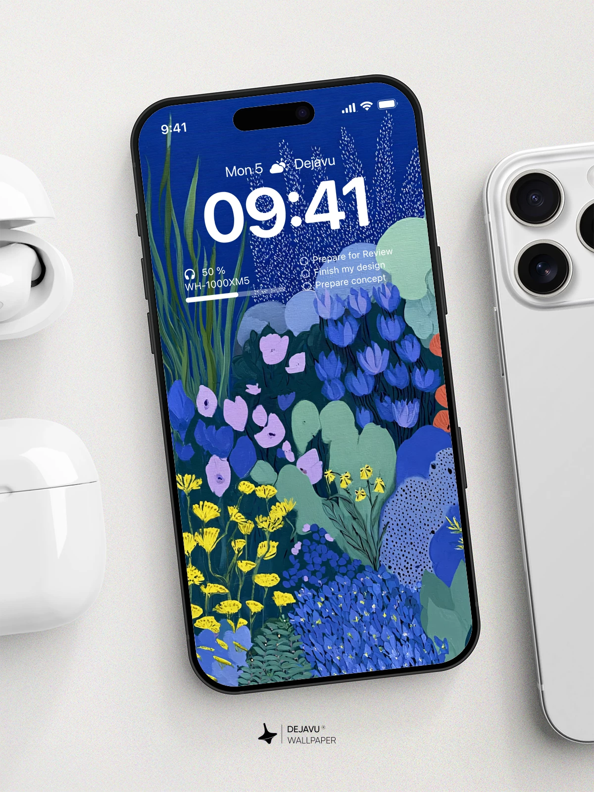 Floral Garden Wallpaper 4K for iPhone Lock Screen
