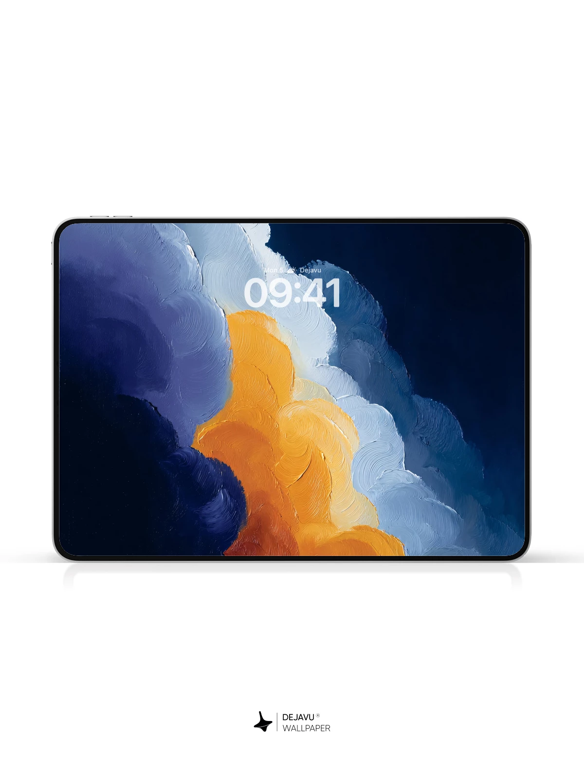 Dark Clouds with Orange Light Wallpaper 4K for Mobile Background