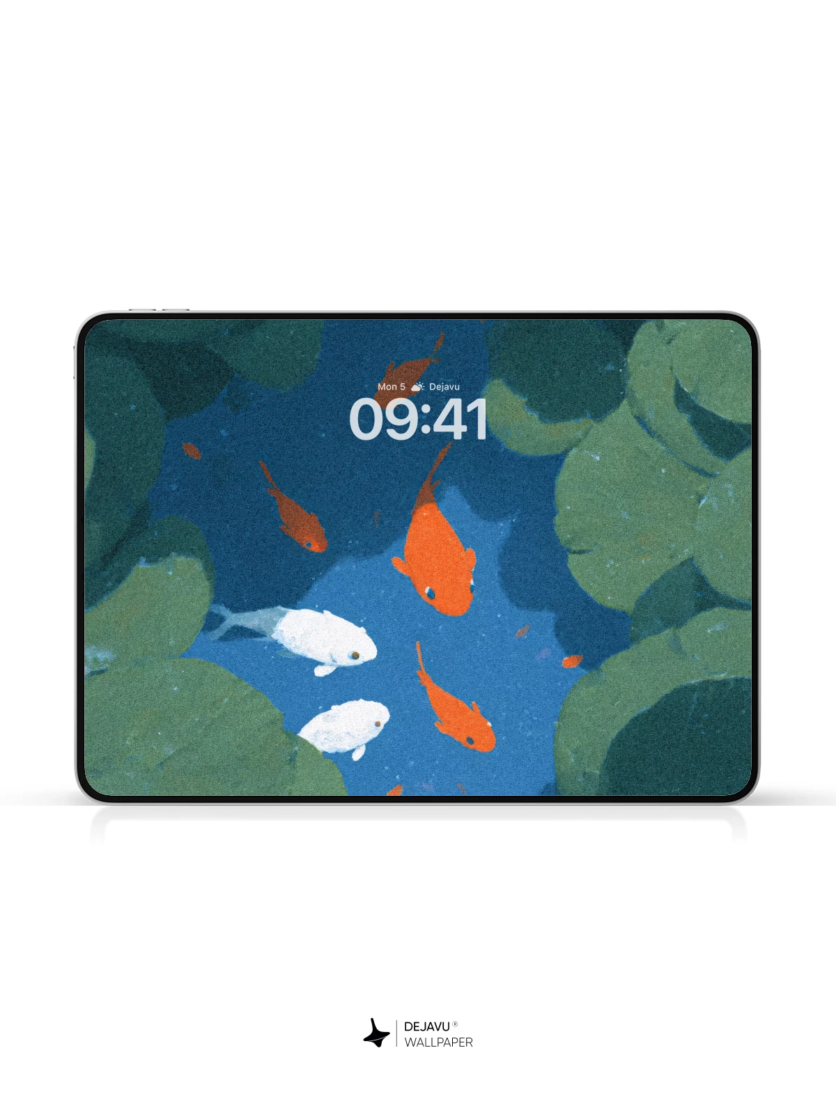 Koi Fish Pond Wallpaper 4K for iPhone Lock Screen
