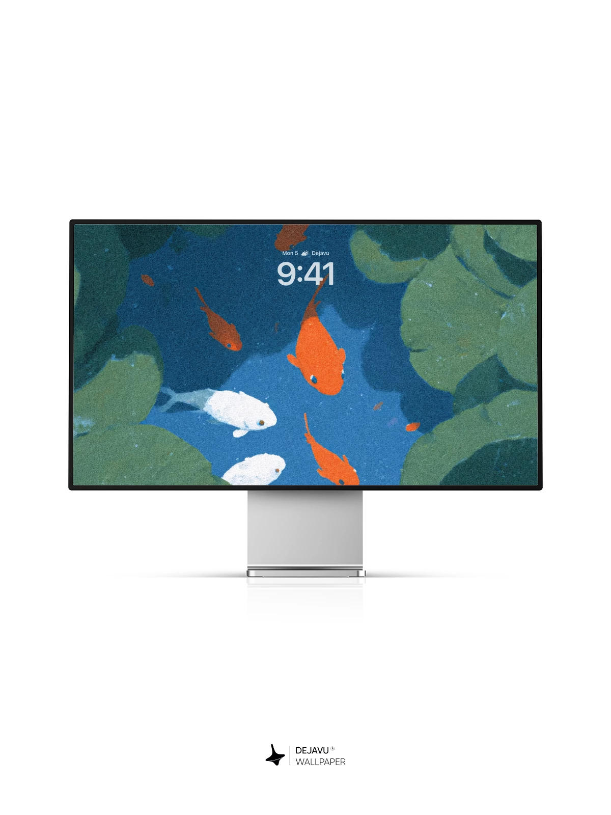 Koi Fish Pond Wallpaper 4K for iPhone Lock Screen