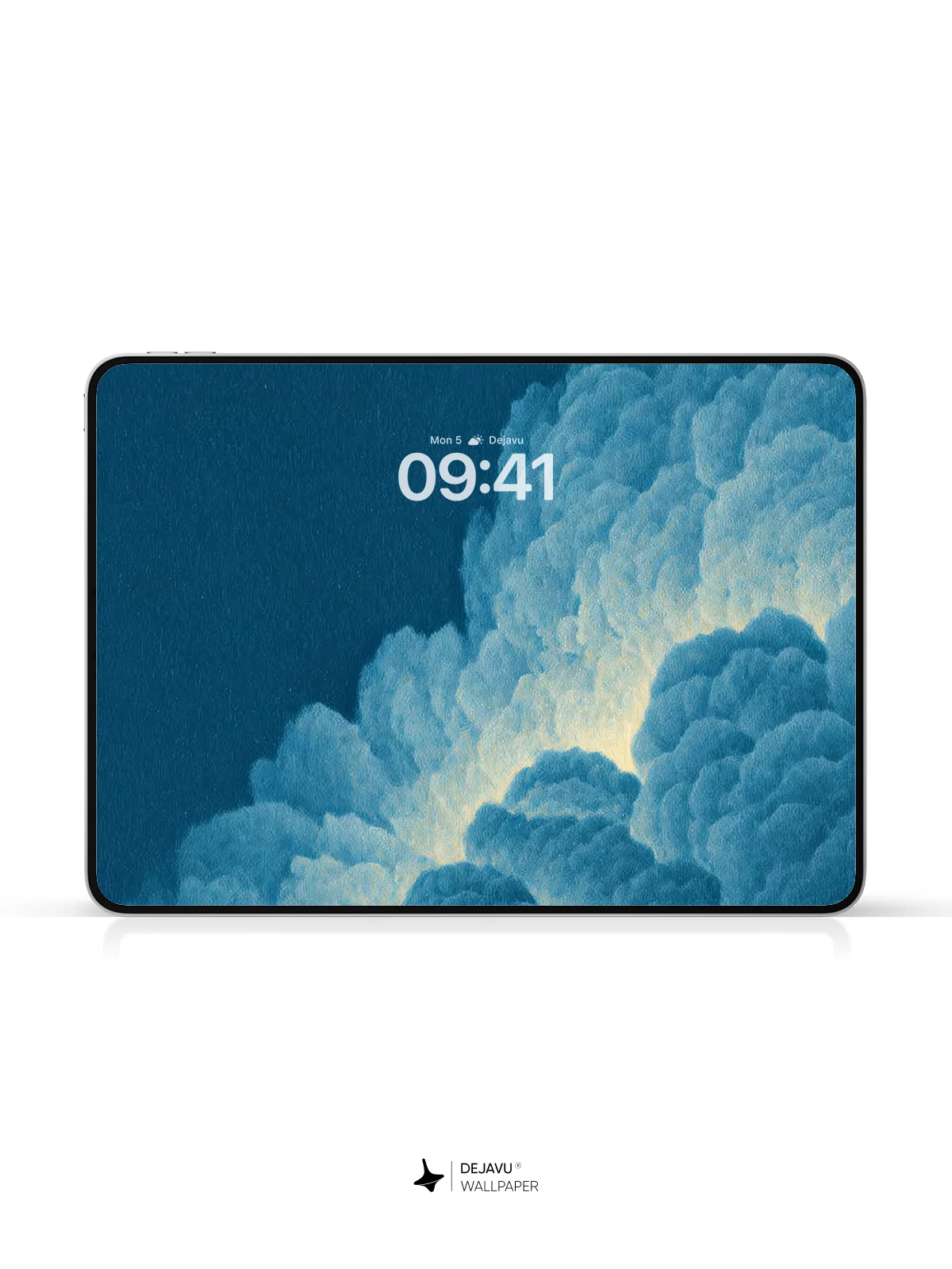 Blue Clouds Wallpaper 4K for iPhone Lock Screen