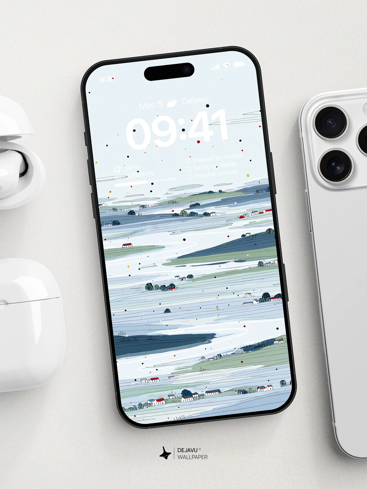 Winter Landscape Wallpaper 4K for iPhone Lock Screen