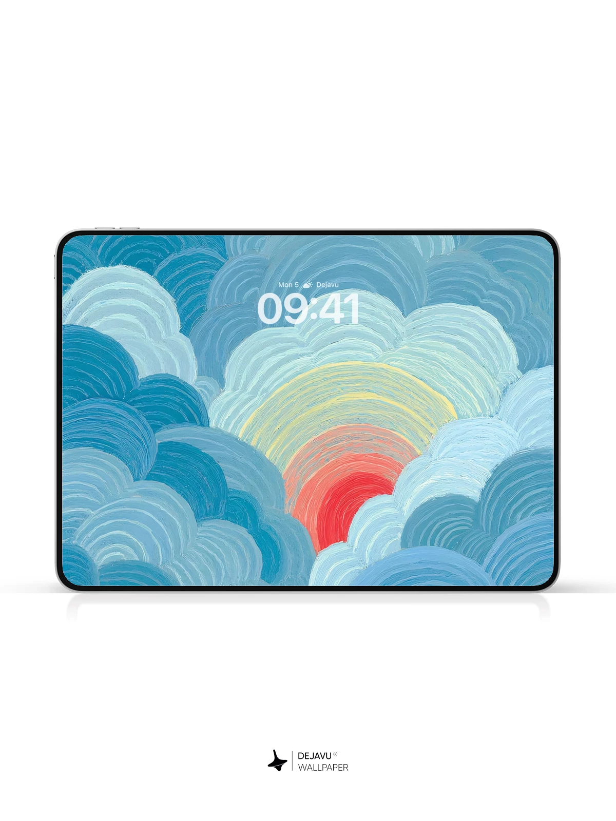 Abstract Cloud Pattern Wallpaper 4K for iPhone Lock Screen