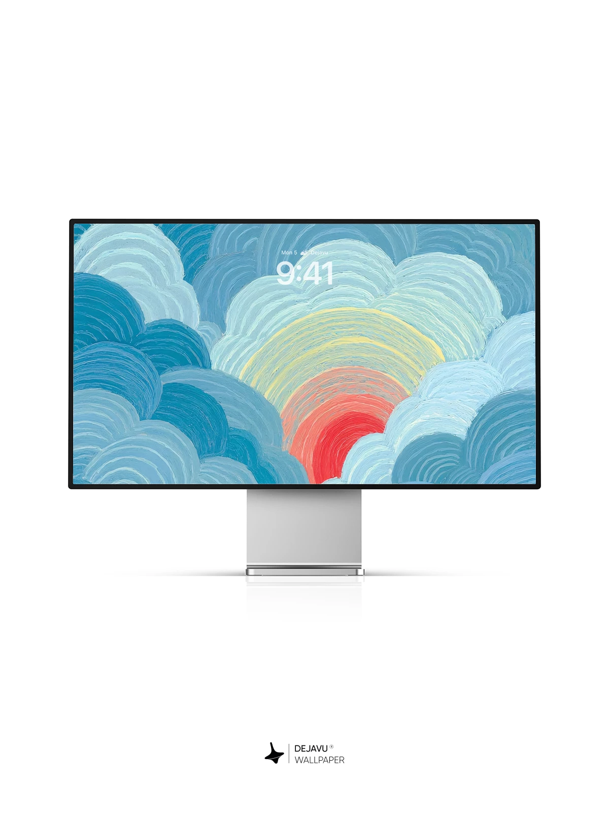 Abstract Cloud Pattern Wallpaper 4K for iPhone Lock Screen