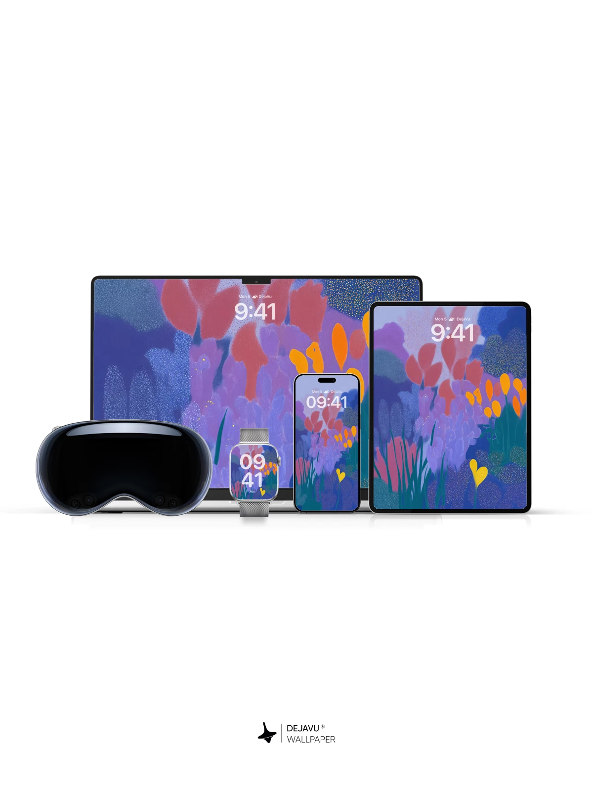 Abstract Floral Wallpaper 4K for iPhone Lock Screen
