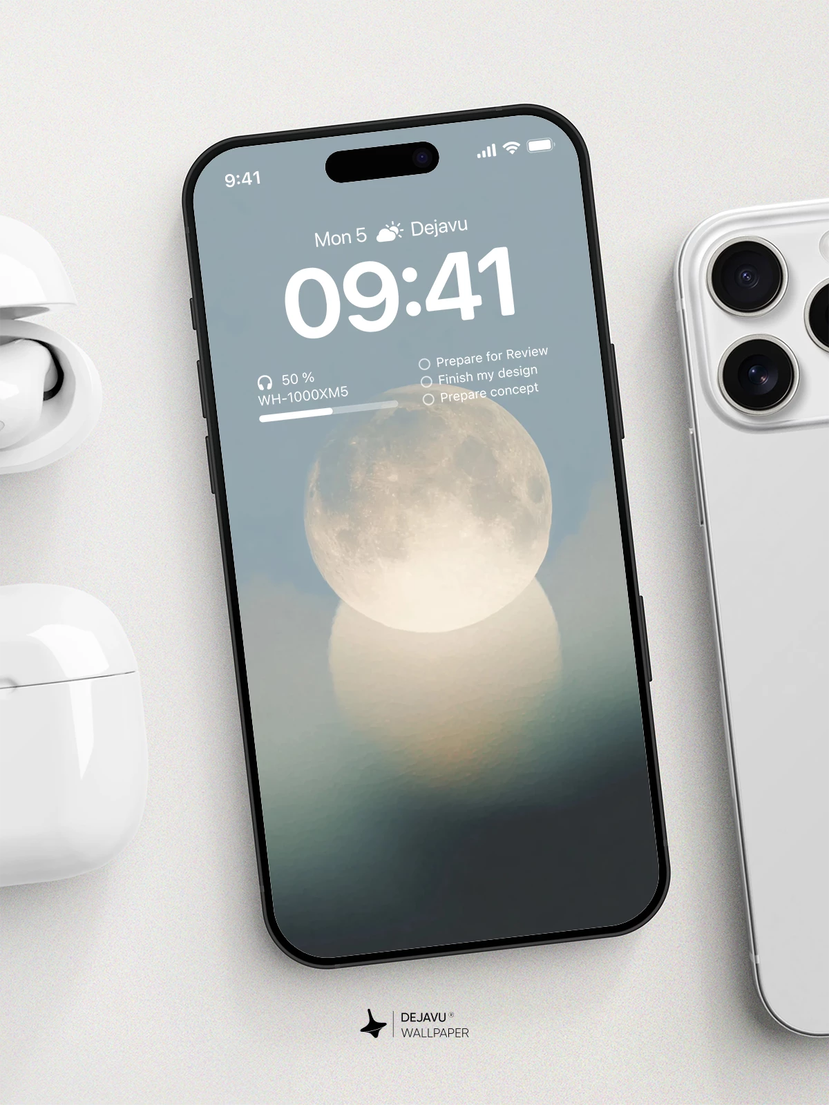 Full Moon Wallpaper 4K for iPhone Lock Screen