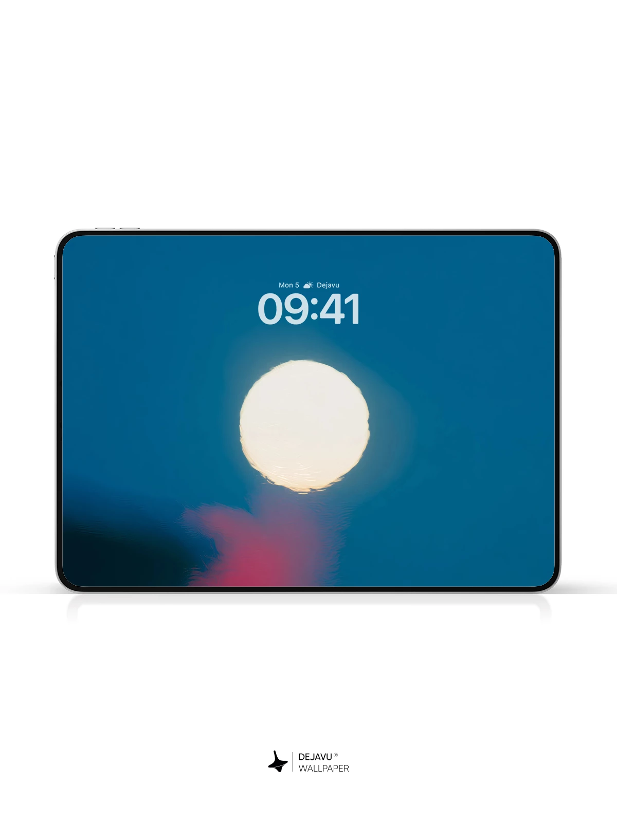 Sunset Moonrise Wallpaper 4K for iPhone Lock Screen