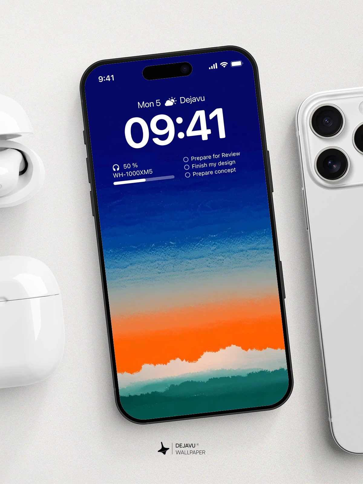 Abstract Gradient Wallpaper 4K for iPhone Lock Screen