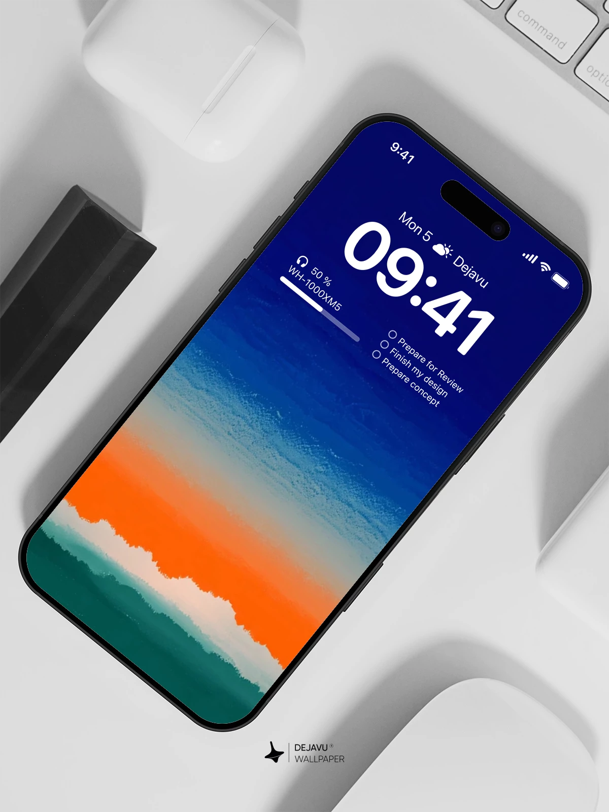 Abstract Gradient Wallpaper 4K for iPhone Lock Screen