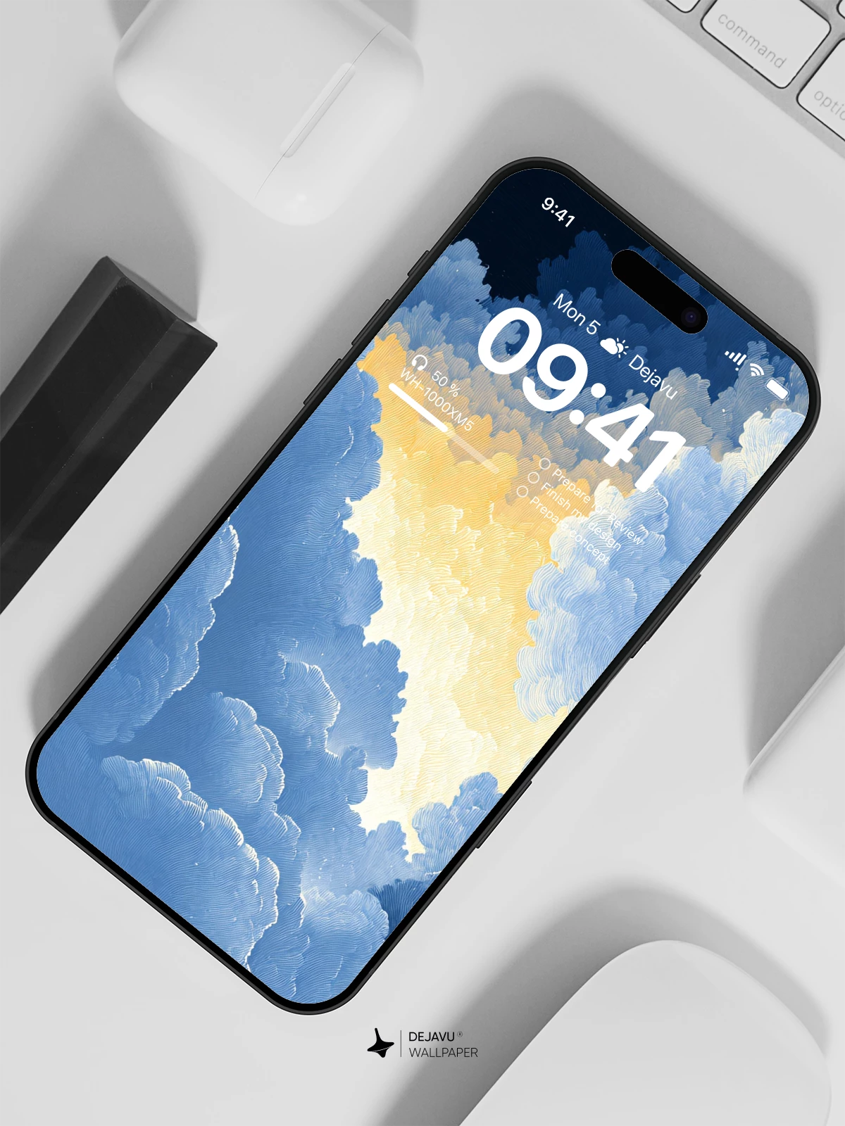 Clouds and Light Wallpaper 4K for iPhone Lock Screen