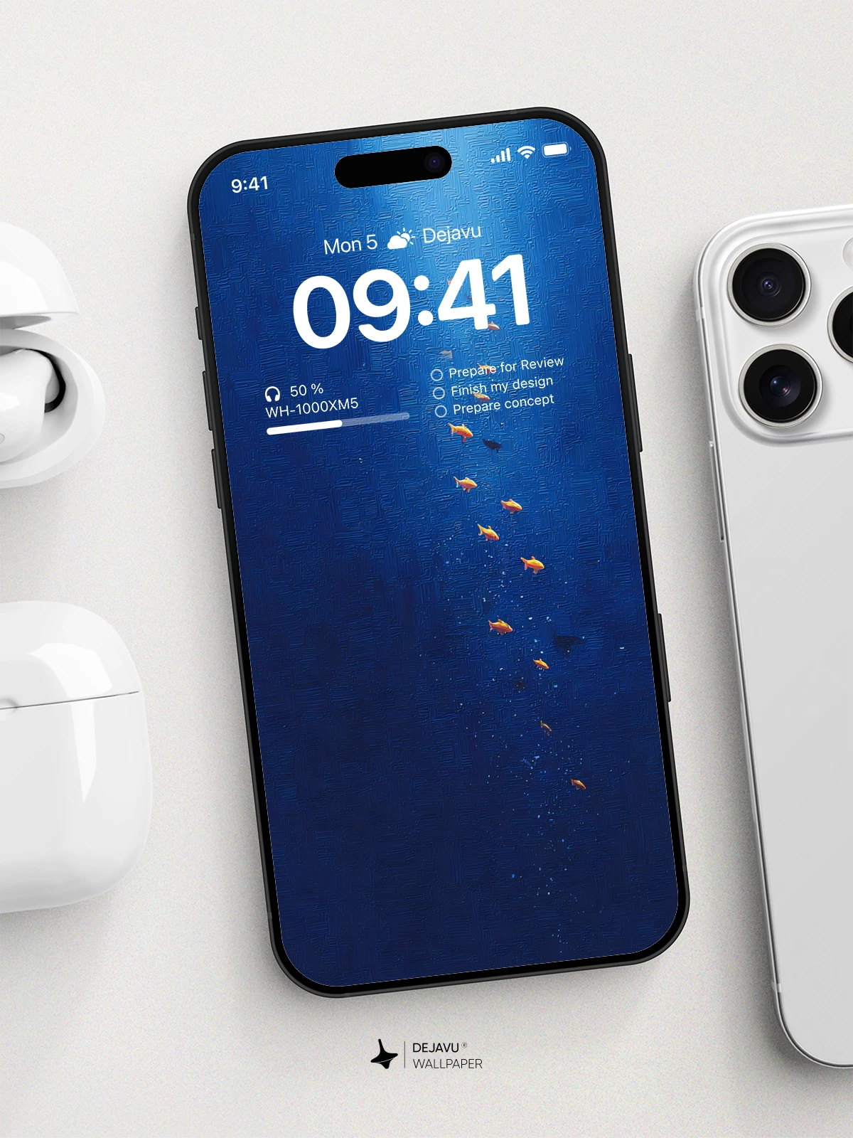 Underwater Fish Wallpaper 4K for iPhone Lock Screen