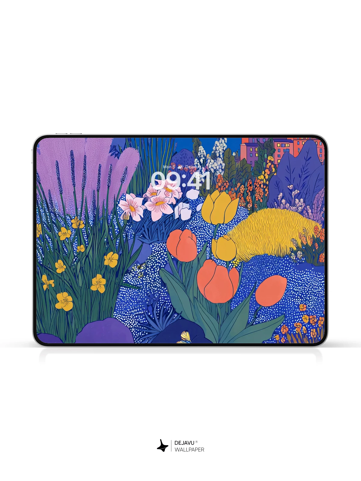 Vibrant Floral Garden Wallpaper 4K for iPhone Lock Screen