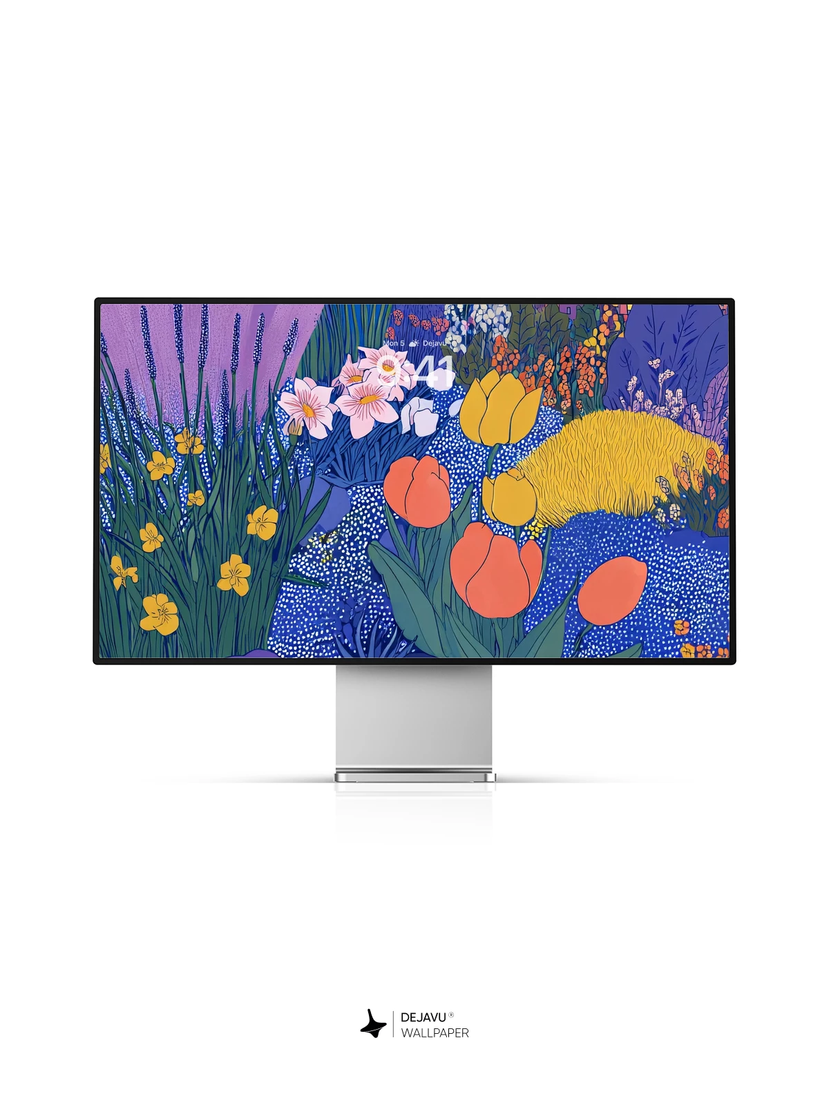 Vibrant Floral Garden Wallpaper 4K for iPhone Lock Screen