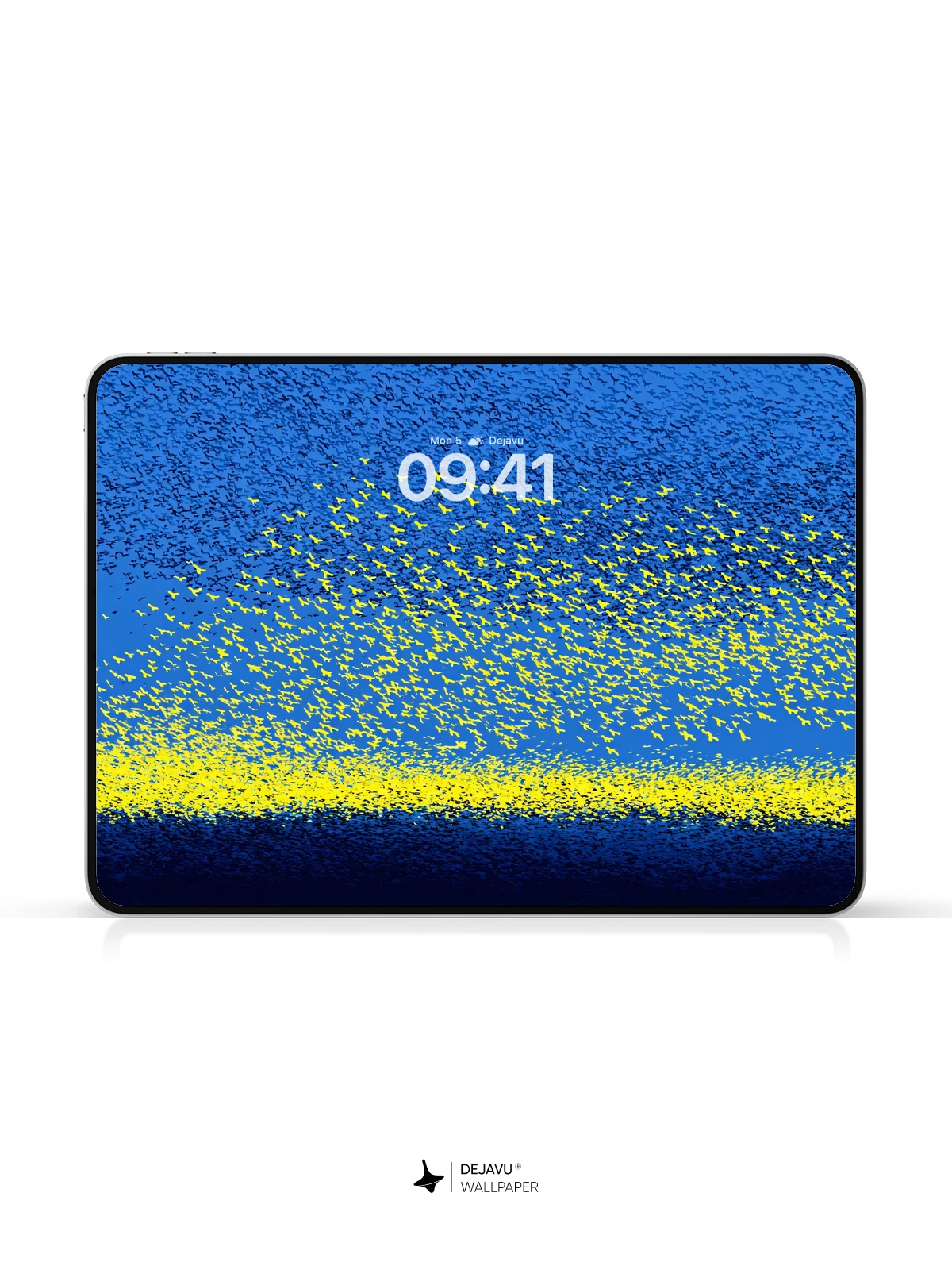 Yellow and Blue Abstract Wallpaper 4K for Mobile Background